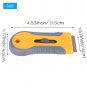 Yellow Plastic Car Automotive Scraper Glue Removing Squeegee With Replace Blades