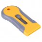 Yellow Plastic Car Automotive Scraper Glue Removing Squeegee With Replace Blades