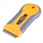 Yellow Plastic Car Automotive Scraper Glue Removing Squeegee With Replace Blades