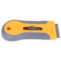 Yellow Plastic Car Automotive Scraper Glue Removing Squeegee With Replace Blades