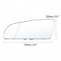 Car Left Side Wing Mirror Glass for Audi A3 A4 A6 RS4 2001-2008 8E0857535E New
