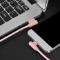 Type-C USB Cable Charger 1M 90Degree Right Angle Braided Charging Data Sync Cord
