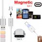 Magnetic Type-C USB Charger Cord Cable For Samsung Galaxy S8 Huawei P10 OnePlus3