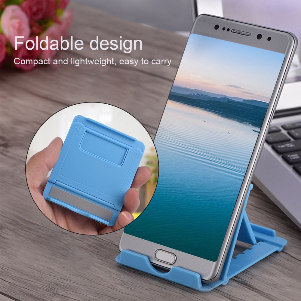 Universal Portable Adjustable Folding Stand Holder Mount For Smartphone Tablet
