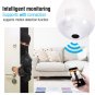 Wireless 360 Degree Led Light IP Camera Full 1080P HD Hidden Home Security Blub