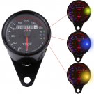 Odometer Motorcycle Bike LED Backlight Speedometer Gauge Signal 160 km/h Durable