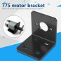 Aluminum Metal Right Angle Bracket Fixed Base for NO.775 Motor High Hardness coi