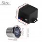 Blue illumination Car Engine Start Push Button Switch Ignition Starter Relay Box