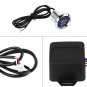 Blue illumination Car Engine Start Push Button Switch Ignition Starter Relay Box