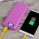 8x 18650 DIY Dual USB LED Power Bank Battery Charger Case Holder Box For iPhone