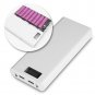 8x 18650 DIY Dual USB LED Power Bank Battery Charger Case Holder Box For iPhone
