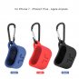 Silicone Shockproof Protective Cover Case Keychain For Apple/AirPods Earphone