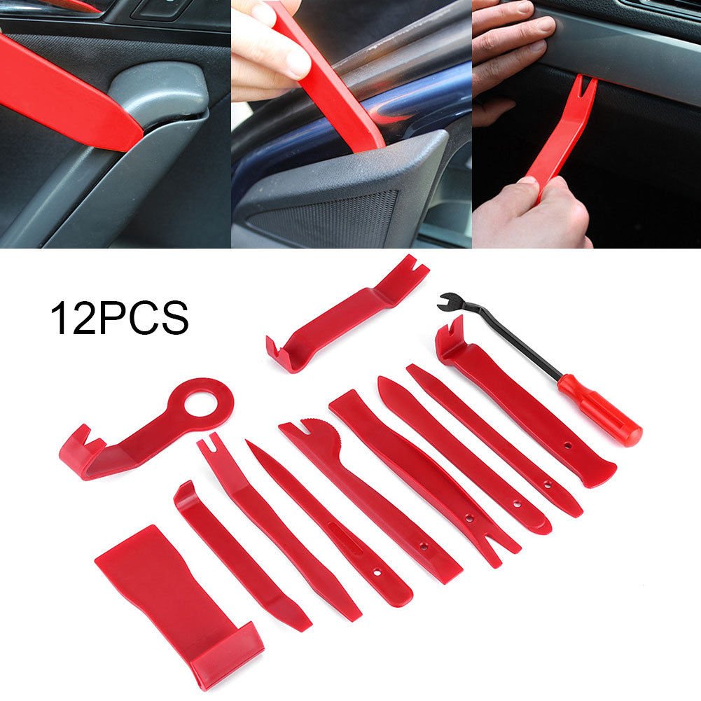 12pcs/set Car Audio Video Modified Equipment Tool Sound Insulation Repair Tools