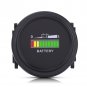 12V/24V/36V/48V/72V LED Battery Indicator Meter Round For Golf Cart Waterproof