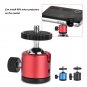 360&Acirc;&deg;Swivel 1/4" Screw Mini Ball Head Bracket Holder For Mount Tripod DSLR Camera