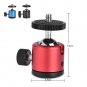 360&Acirc;&deg;Swivel 1/4" Screw Mini Ball Head Bracket Holder For Mount Tripod DSLR Camera