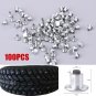 100Pcs 6.5mm Car ATV Bike Tire Anti-slip Stud Screws Wheel Tyre Snow Ice Spikes
