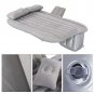 Gray Inflatable Sofa Mat Air Bed Couch Blow Up Mattress Car Mobile Cushion Seat