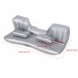 Gray Inflatable Sofa Mat Air Bed Couch Blow Up Mattress Car Mobile Cushion Seat