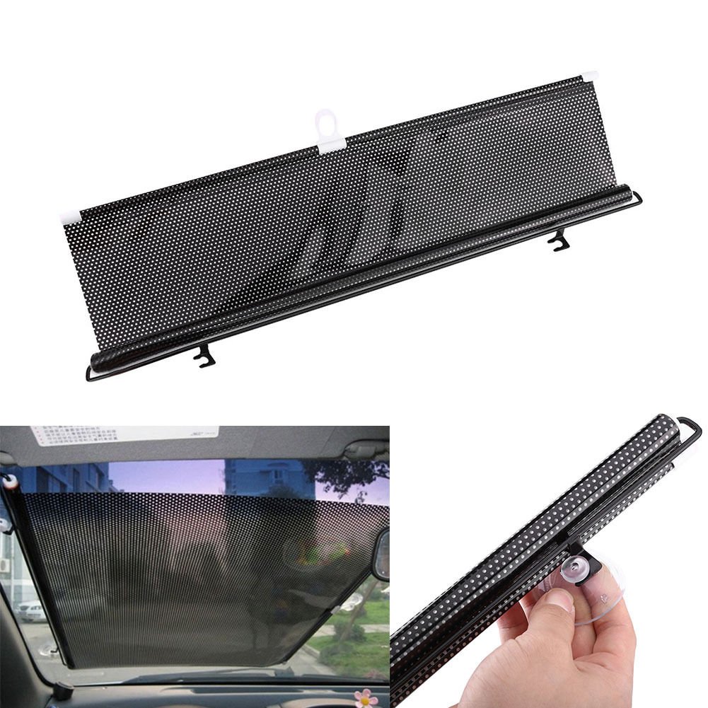 Auto Retractable Car Curtain Rear Window Shade Windshield Sunshade Shield Visor