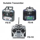 FS-iA6 2.4G 6CH Receiver w/iBus Double Antenna For i4 i6 i10 Transmitter Hot