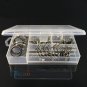 75 Pcs Oval Ceramic Fishing Rod Guide Line Tip Kit Double Feet Ring Repair Eye
