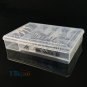 75 Pcs Oval Ceramic Fishing Rod Guide Line Tip Kit Double Feet Ring Repair Eye
