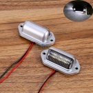 2x White 6-LED License Plate Tag Light Boat RV Truck Trailer Interior Step Lamp