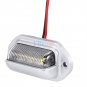2x White 6-LED License Plate Tag Light Boat RV Truck Trailer Interior Step Lamp