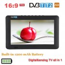 Mini Portable 9 inch 16:9 LED DVB-T/T2 TV Player Support AV/USB/TF Digital TV