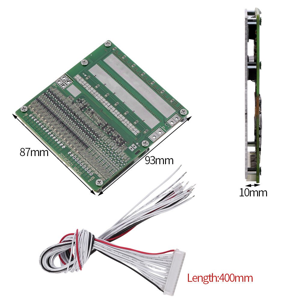 16S 48V 30A BMS PCB Protection Board 18650 Li-ion Lithium Battery Cell Balance
