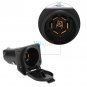 7 Pin Round Trailer Plug 7 Way Blade Socket Adapter Connector for Caravan Towbar