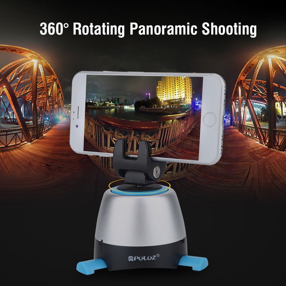 Remote Control Motorized Tripod Pan Tilt Head for Camera Smartphone