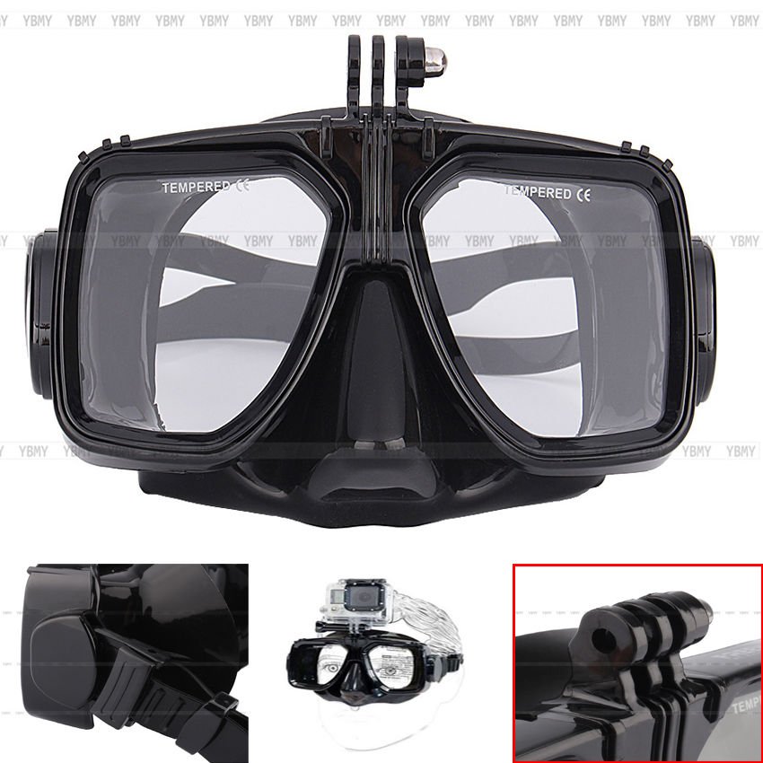 Diving Glasses Scuba Mask Goggles Mount Accessories For Camera GoPro Hero 4 3 2