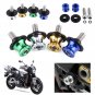 10mm Motorcycle CNC Rear Stand Swing Arm Spool Sliders Swingarm Bobbins Colorful