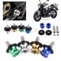 10mm Motorcycle CNC Rear Stand Swing Arm Spool Sliders Swingarm Bobbins Colorful