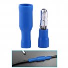 50Pcs Blue Male Female Bullet Connector Insulated Crimp Terminals Wiring Cable e