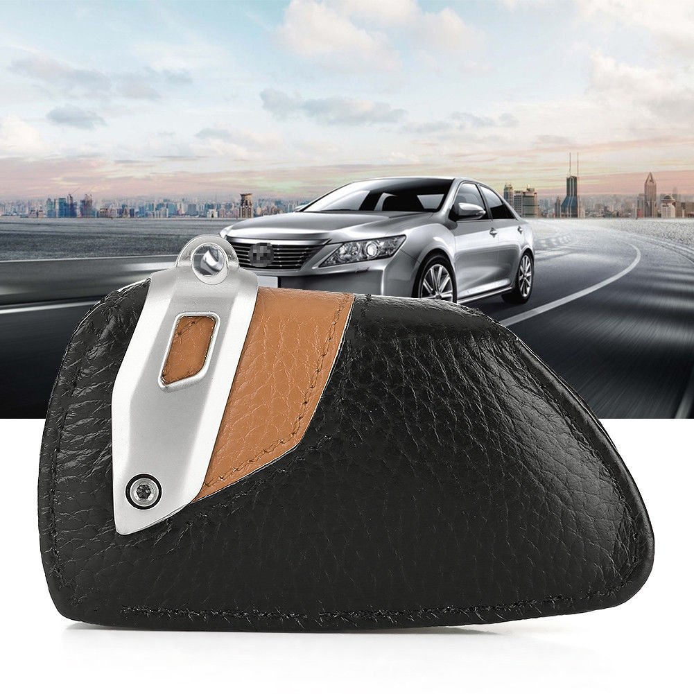 Car Auto Leather Key Case Cover Holder Bag for BMW new X5 X6 Knife-Shaped Keys