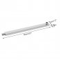 Bathroom Square Chrome Wall Mounted Shower Extension Arm For Rain Shower Head