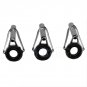 80Pcs 10 Sizes Ceramic Fishing Rod Pole Guides Tips Top Eye Rings Repair Kits
