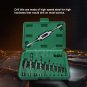 11Pcs Screw Extractor Drill Guide Removal Broken Bolts Fastners Easy Out Set coi