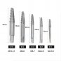 11Pcs Screw Extractor Drill Guide Removal Broken Bolts Fastners Easy Out Set coi