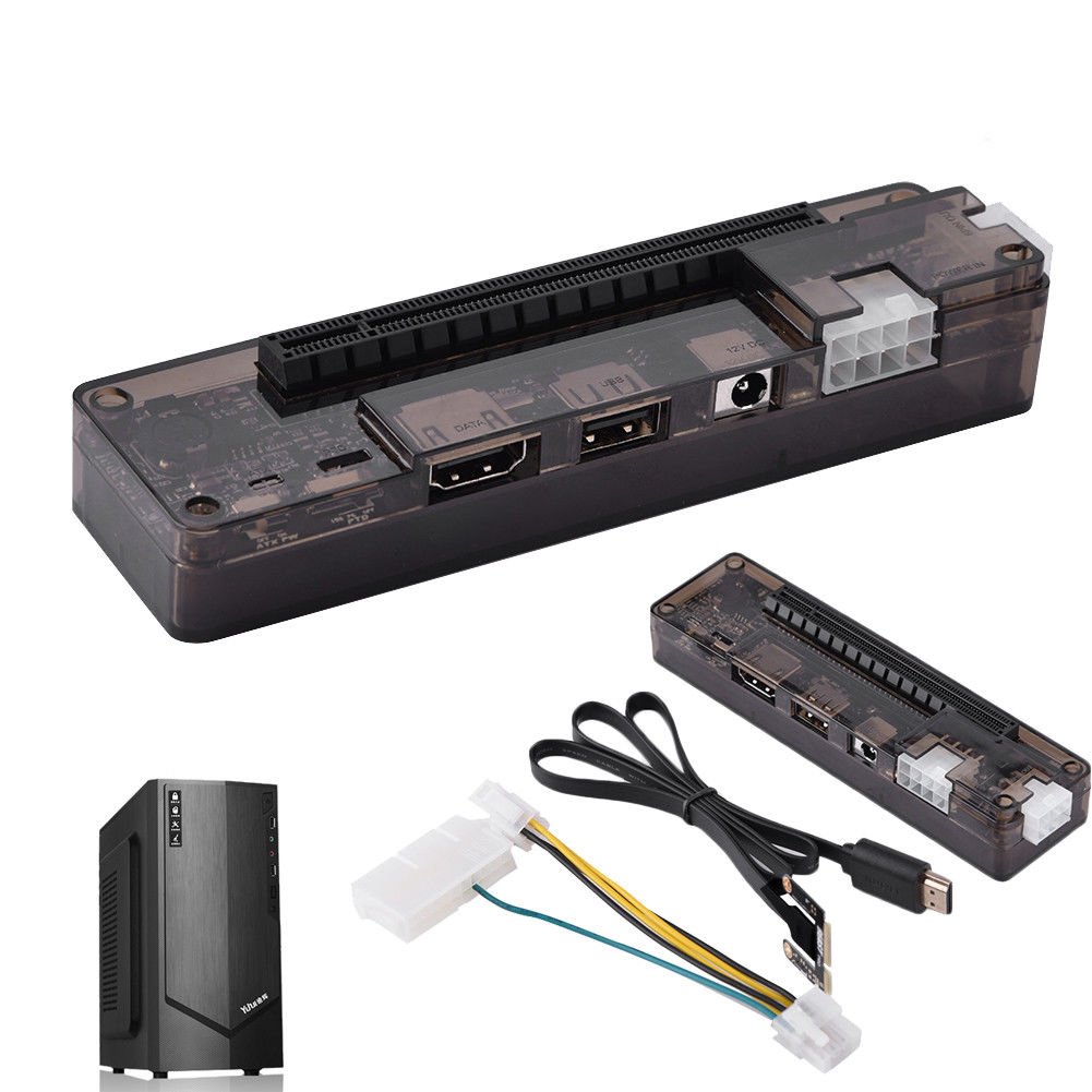 Laptop External Independent Graphics Card Dock Expresscard MINI PCI-E NGFF BT