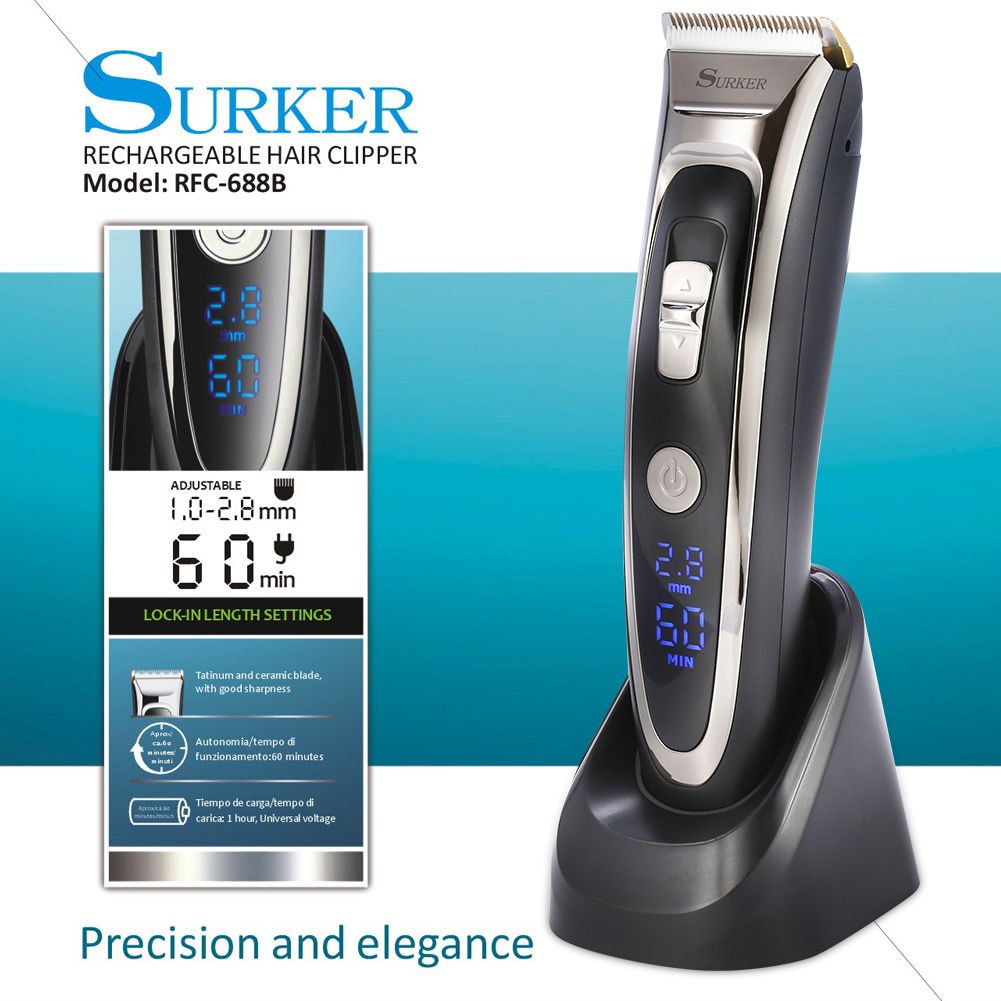 Hair Clipper 220V Barber Cutting Machine Electric Shaver Razor Beard Trimmer LY