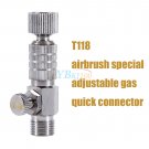 1pc Airbrush Quick Release Disconnect 1/8" Plug Adapter Kit Fitting Air Hose