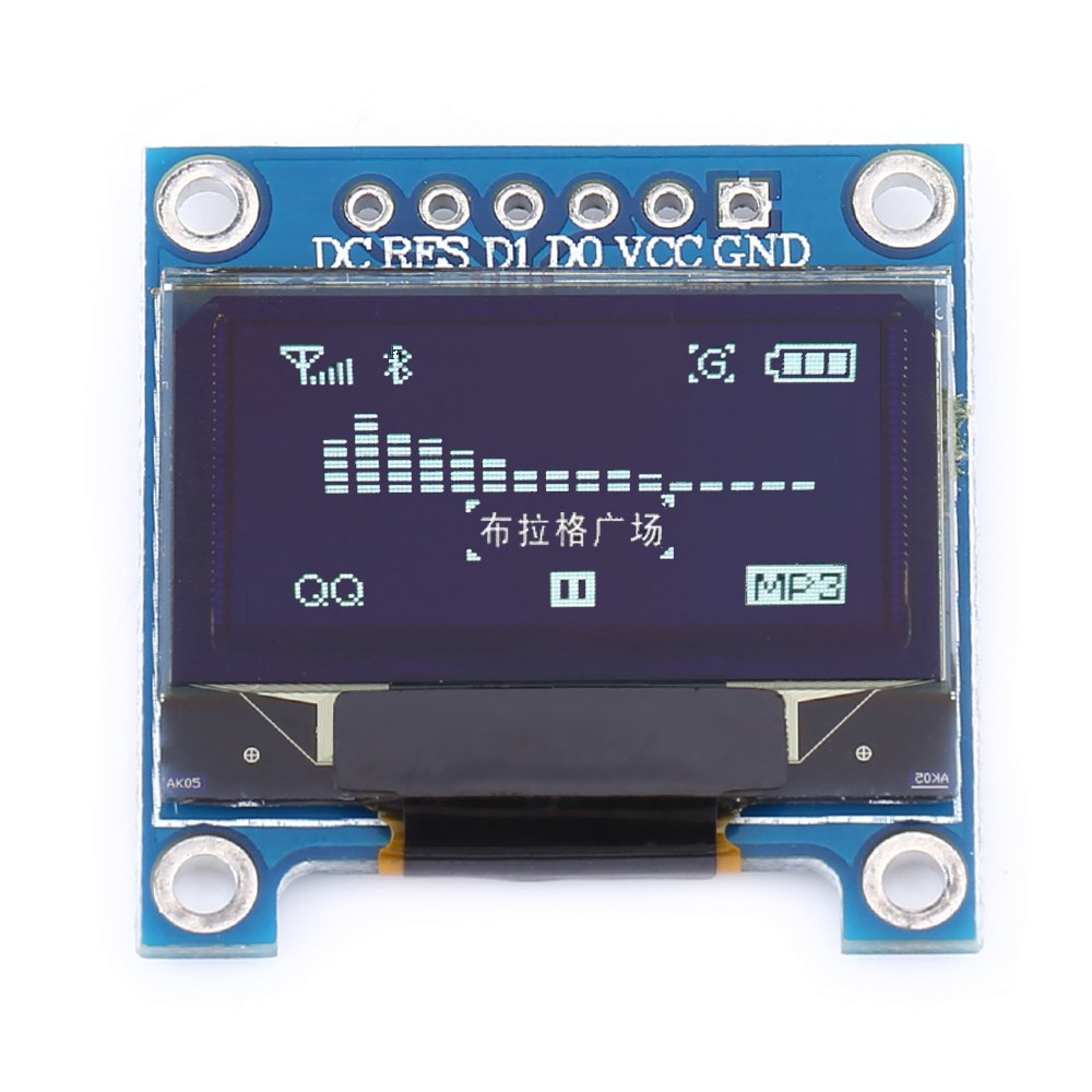 0.96" I2C IIC Serial 128X64 White OLED LCD LED Display Module 3.3V for Arduino