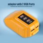 Portable Mobile Phones Li-ion Battery Charger Adapter for 14.4V 18V 20V DCB090