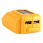 Portable Mobile Phones Li-ion Battery Charger Adapter for 14.4V 18V 20V DCB090