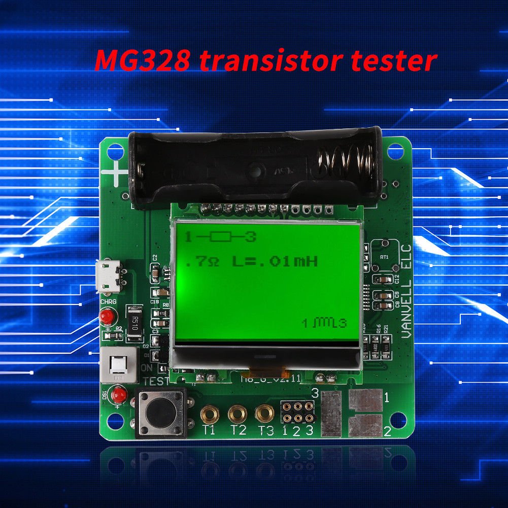 New Version Inductor Capacitor ESR meter MG328 multifunction Digital Tester coi