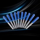 10pc 3.175mm 17mm x 38mm Double Straight Flutes End Mill CNC Milling Cutter Tool